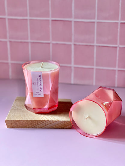 Pink Geo - 400g Candle