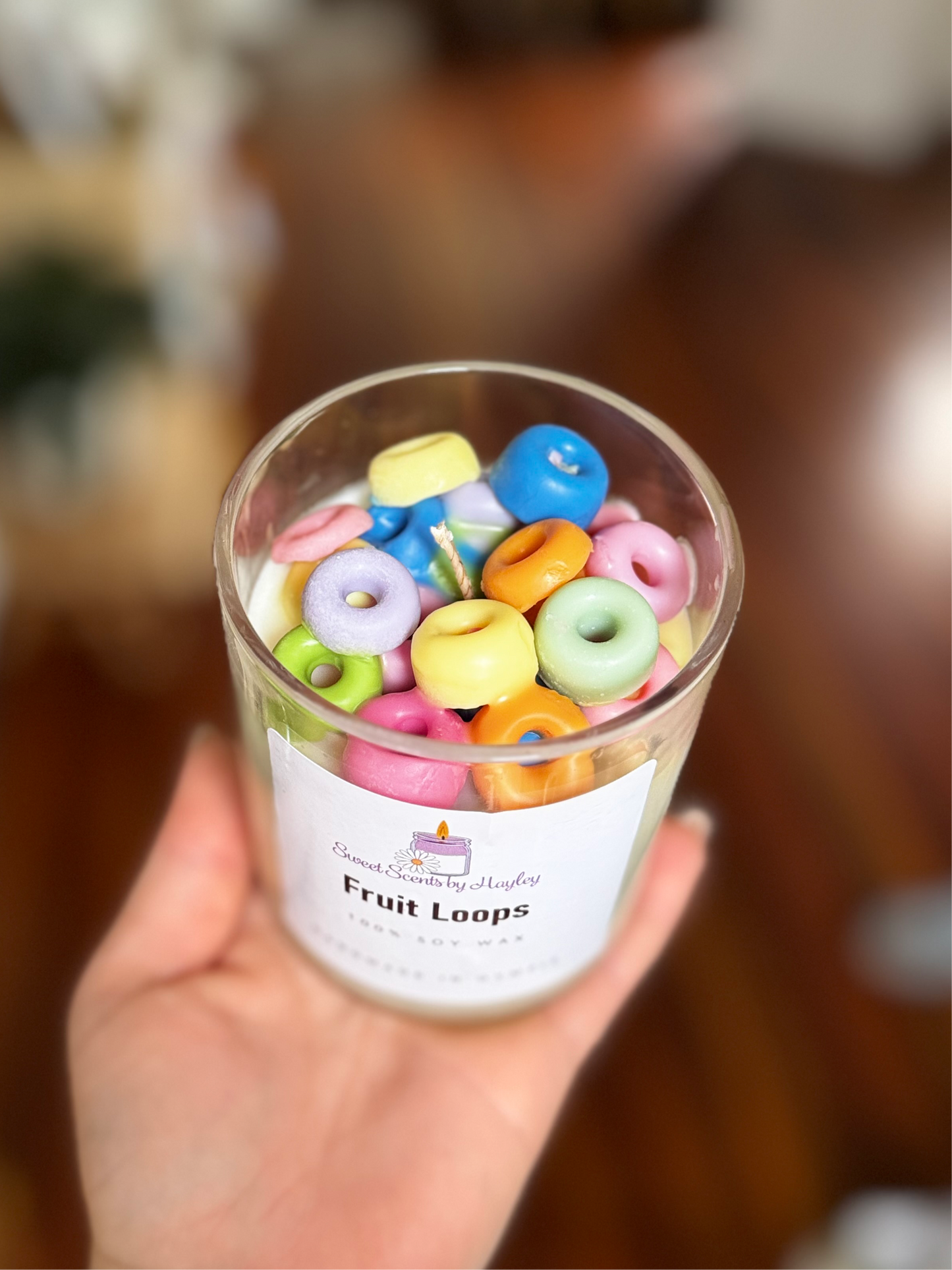 Are you Cereal?! Fruitloops candle