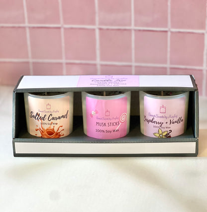 Candle Gift Box Trio