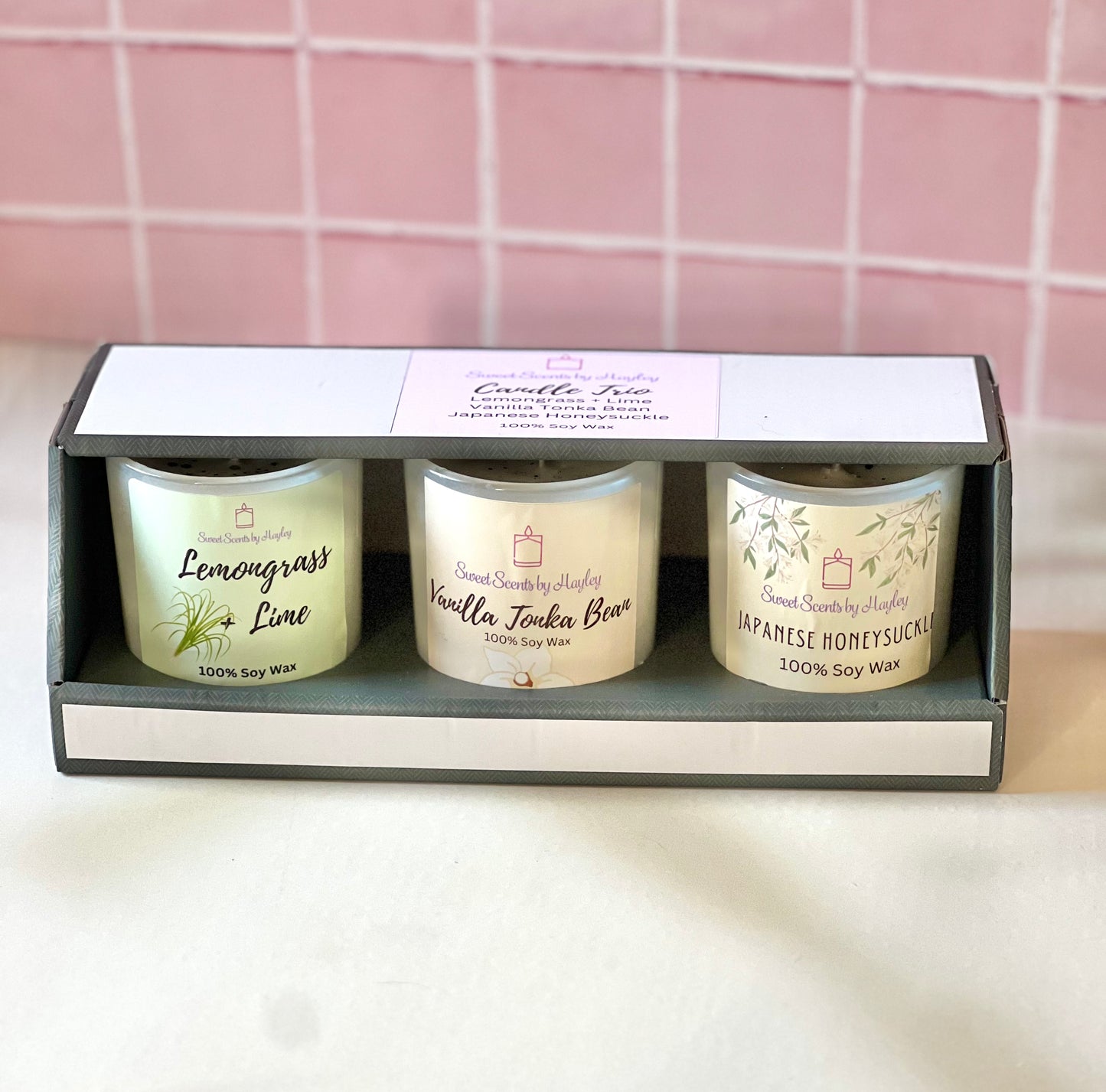 Candle Gift Box Trio